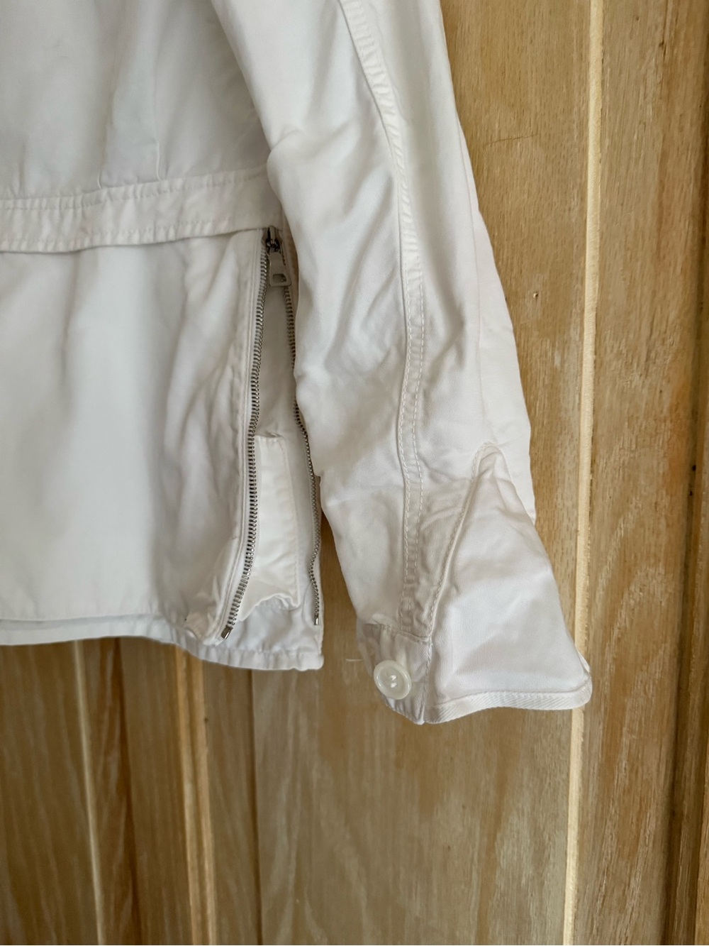 Prada White Linen Cotton Jacket - Picture 4 of 8